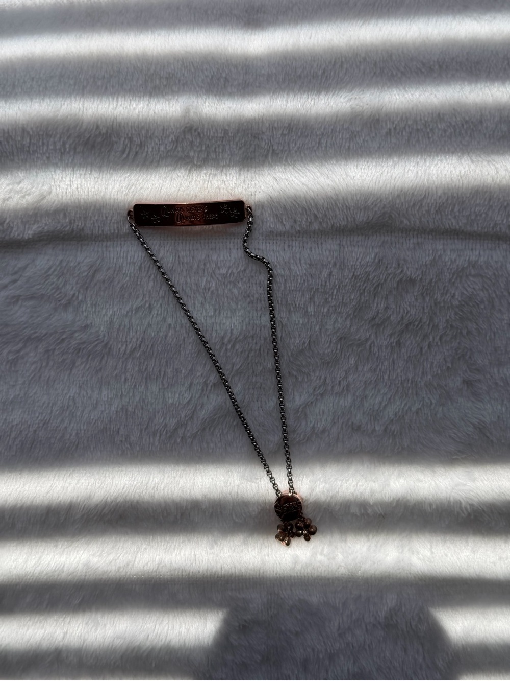 Delicate Sisterhood Rose Gold Pendant Necklace for Women